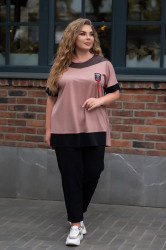 Костюм жіночий "1336" льон/стрейч (р. 52-54, 56-58, 60-62, 64-66) №162948
