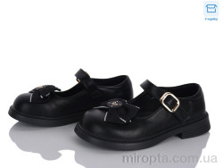 Туфлі DC805-1 black р: 32-37, в упаковці: 6 пар, купити тільки гуртом