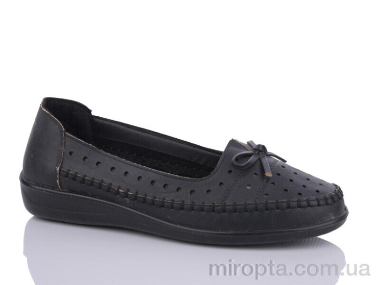 Туфлі 510 black р: 37-43, в упаковці: 8 пар, купити тільки гуртом - 447394