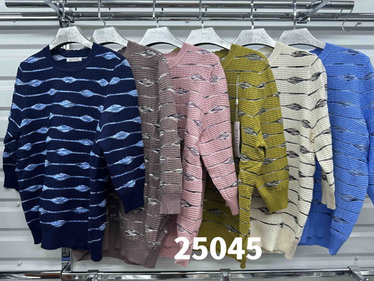 Кофта жіноча "25045" (р: 50) мікс кольорів, в упаковці 5 шт. №374702 - Natasha SE669