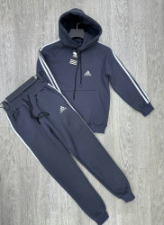 Спортивний костюм дитячий Adidas, трьохнитка "1007-3" (р: 13-17 років) 5 кольорів, в упаковці 5 шт. №359276