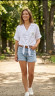 Сорочка жіноча льон м.385 (р:XL-4XL) в упаковці 4 штуки №763157 - Moda SE661