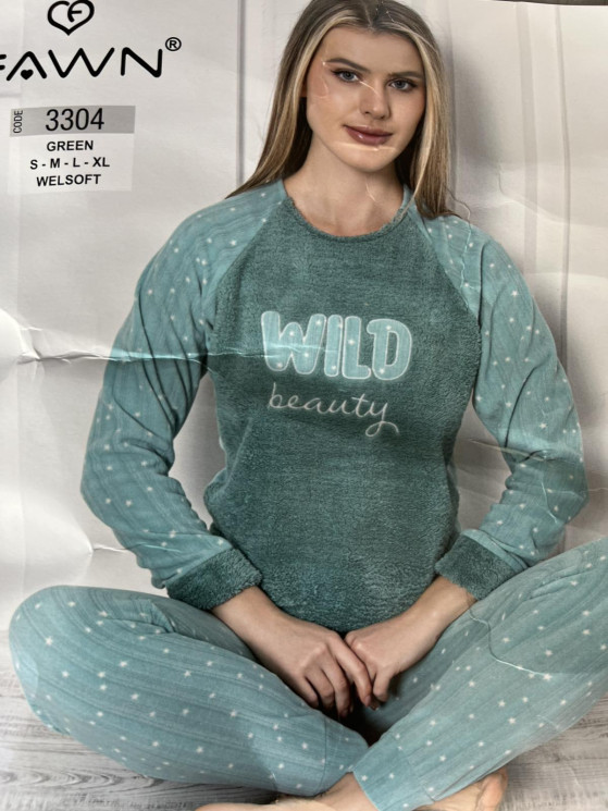 Піжама жіноча "3304" махра, фліс (р: S,М,L,XL) в упаковці 4 шт. №377107 - DisneyOpt SE893