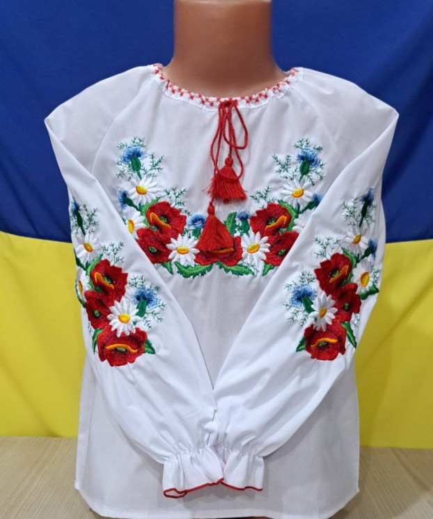 Вишиванка дитяча (розміри: зріст 122-146) в упаковці 5 штук №305069 - Delux 909