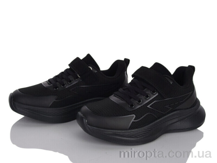 Кросівки EC749-1 black р: 34-39, в упаковці: 6 пар, купити тільки гуртом - 1191969