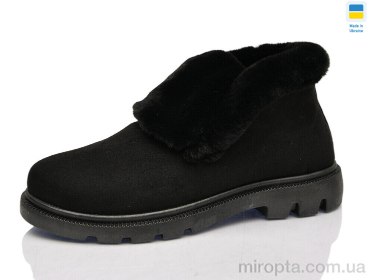 Черевики 205-1 black р: 37-41, в упаковці: 8 пар, купити тільки гуртом - 1212470
