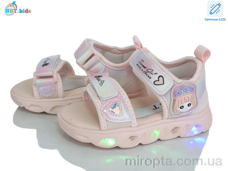 Босоніжки L858-2-5 LED р: 26-31, в упаковці: 8 пар, купити тільки гуртом - 1173192