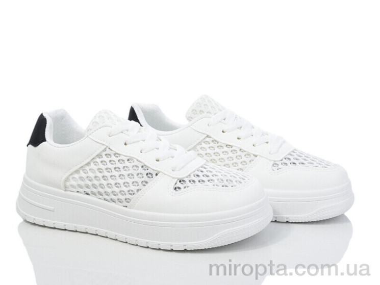 Кросівки 01-2 white р: 36-41, в упаковці: 8 пар, купити тільки гуртом - 1044130