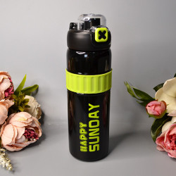 Місткий термос "Happy Sunday", м.86112 (об'єм: 760 ml), колір: чорний №323737