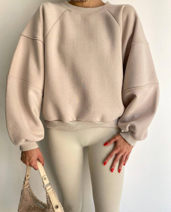 Худі жіноче, трьохнитка на флісі, м. 921 (р: 42-48) №716779 - BestFashion RZ6220 м. 921
