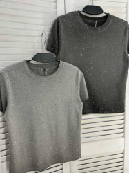 Футболка жіноча "25023-47" котон (р: one size) 2 кольори, в упаковці 5 шт. №389247