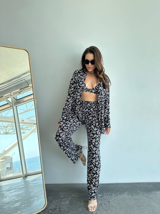 Костюм жіночий, штапель, м. 1033 (р: 42-44, 46-48) №712251 - BestFashion RZ6220 м. 1033