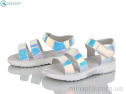 Босоніжки GX197-1 silver р: 26-31, в упаковці: 6 пар, купити тільки гуртом