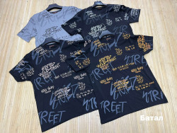 Футболка чоловіча (р: 2XL,3XL,4XL,5XL,6XL) 4 кольори, в упаковці 5 шт. №381729