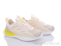 Кросівки Y170(T200) beige-yellow р: 40-44, в упаковці: 8 пар, купити тільки гуртом
