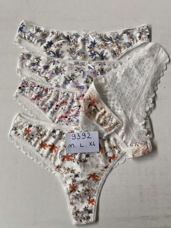 Труси жіночі "9392" бавовна (р: M,L,XL) мікс кольорів, в упаковці 10 шт. №361276 - Disneyopt SE893
