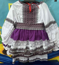 Костюм-вишиванка дитячий, габардін, льон (розміри: зріст 98-122 ) в упаковці 5 штук №317220