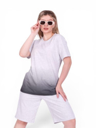 Костюм жіночий бавовна (Розмір:L, XL, 2XL, 3XL) 2 кольора в упаковці 4 штуки №753621