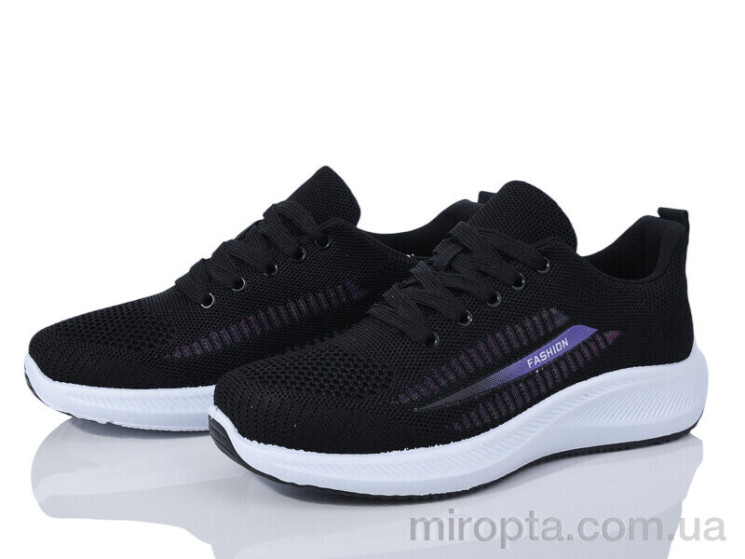 Кросівки 45-101 black р: 36-41, в упаковці: 8 пар, купити тільки гуртом - 949483
