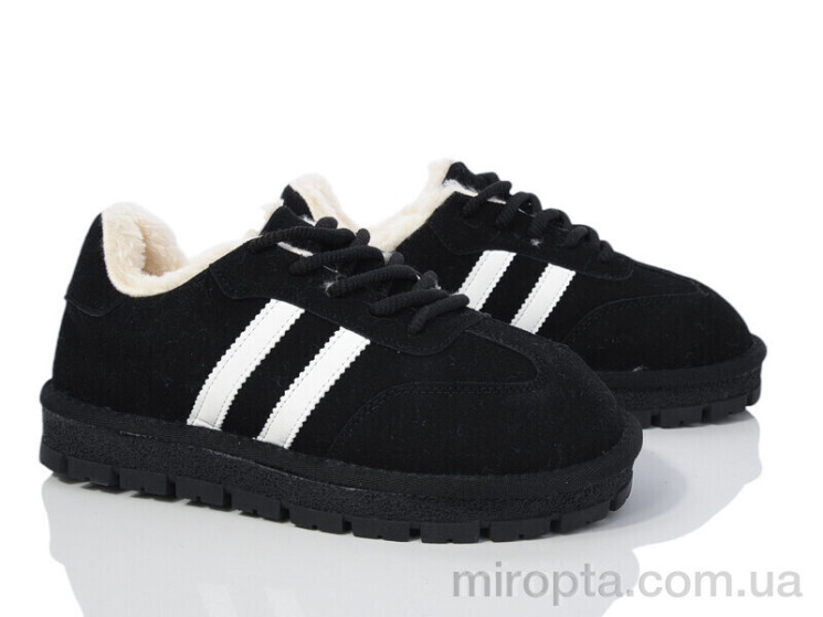 Кросівки 197-188 black р: 36-41, в упаковці: 8 пар, купити тільки гуртом - 1003221
