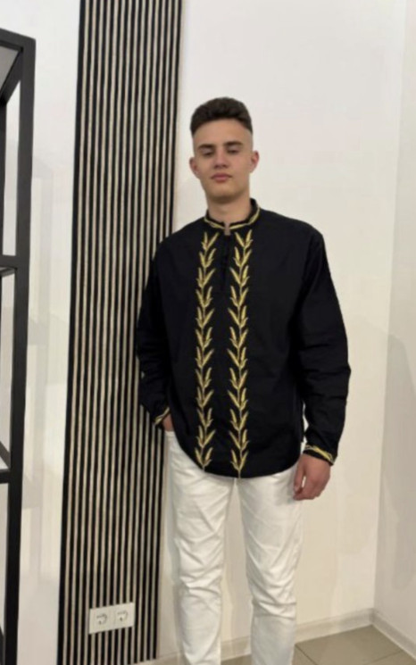Вишиванка чоловіча, льон (Розмір: S-XL), в упаковці 4 штуки №336104 - Delux 909