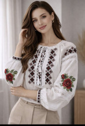Вишиванка жіноча, льон (розміри: S,M,L ), в упаковці 3 штуки №345518
