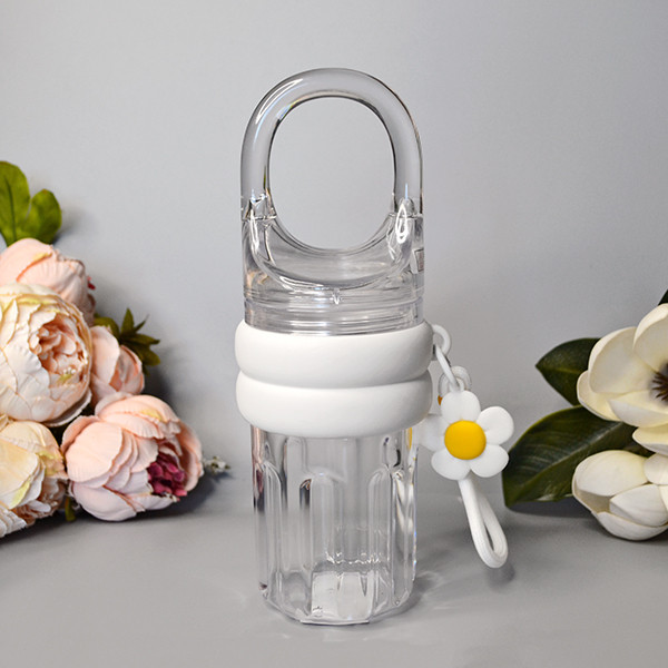 Склянка для напоїв з ручкою #YCSL-443-b (об'єм 450 ml), колір: білий №530705 - Amsterdam HR277
