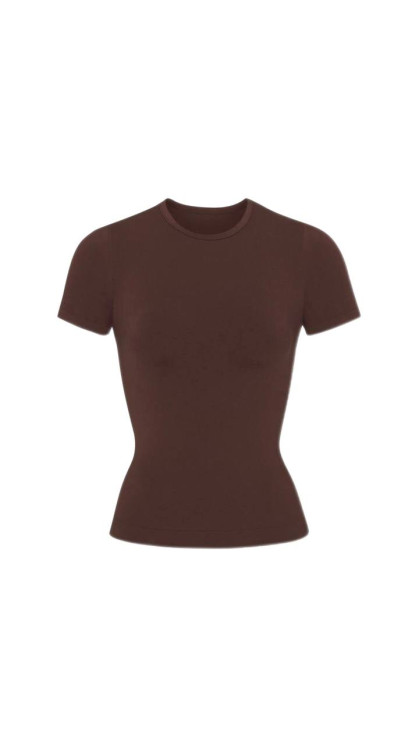 Футболка жіноча скімс, щільний мікродайвінг «elastic» м. 1625 (р: 42-46) №818652 - 