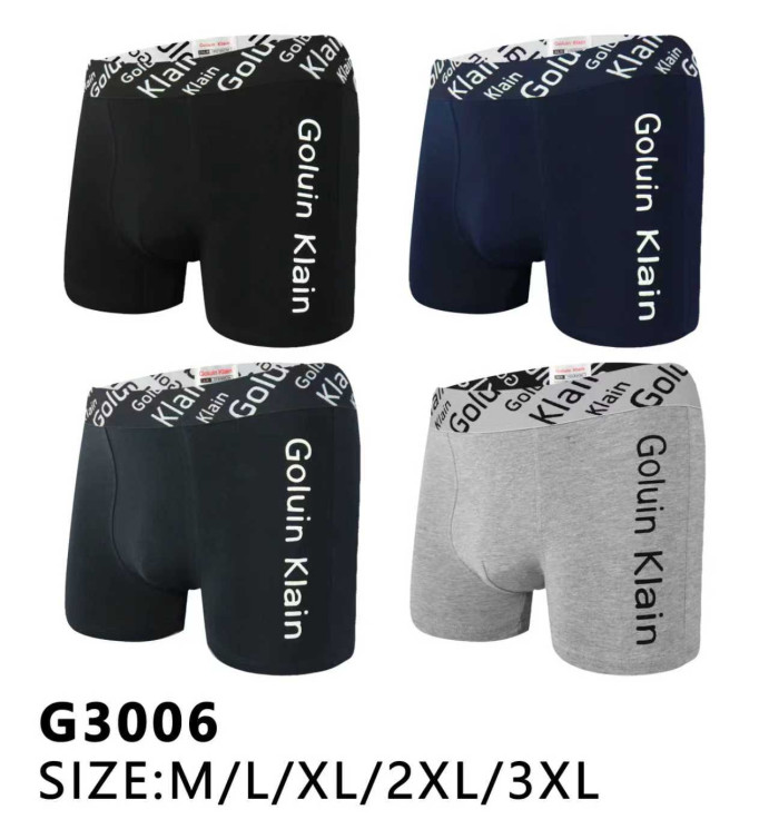 Труси чоловічі  м.G3006 (розмір M-3XL)  мікс кольорів  в упаковці 12 штук №758328 - Haner 449/451