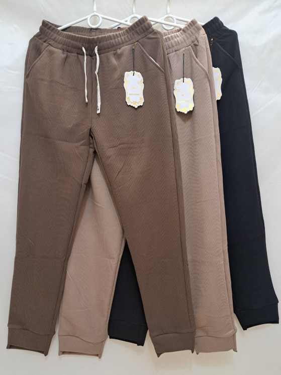 Штани жіночі, мікровельвет, м.701 (Розмір: M-3XL), мікс кольорів, в упаковці 5 штук №343593 - Hang SE641