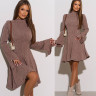 Сукня жіноча, турецька ангора-рубчик м. SV 650 (р. S, М, L, XL) №409895 - 