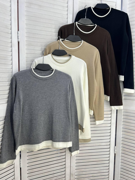 Кофта жіноча "1347" машинна в'язка (р: one size) 5 кольорів, в упаковці 4 шт. №389015 - Mercury SE927