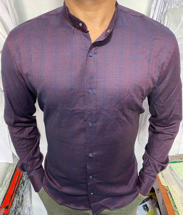 Сорочка Arma р M-2XL Чоловіча S2415 wine - NikNumbers SE1041-1042