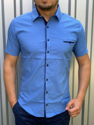 Сорочка No Brand р M-3XL Чоловіча R20 blue