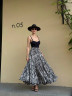 Спідниця жіноча, софт принт, м. 4405 (р: 42-50) №712550 - PapaFashion RZ6260 м. 4405