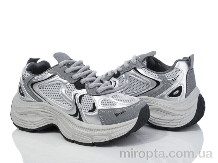 Кросівки 172-45-6 grey р: 36-41, в упаковці: 8 пар, купити тільки гуртом - 974341
