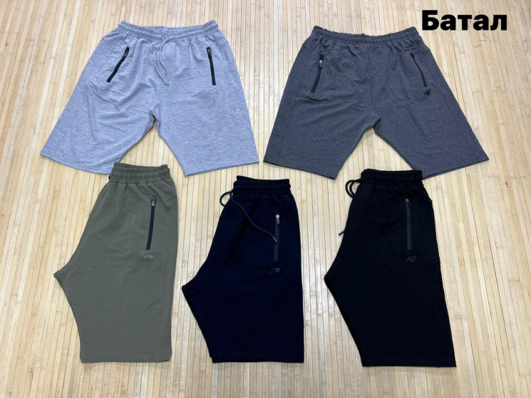 Шорти чоловічі, трикотаж (р: 3XL,4XL,5XL,6XL) 5 кольорів, в упаковці 4 шт. №383385 - Turkey SE897