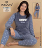 Піжама жіноча "1200" махра, фліс (р: S,М,L,XL) 2 кольори, в упаковці 4 шт. №377109 - DisneyOpt SE893