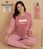 Піжама жіноча "1200" махра, фліс (р: S,М,L,XL) 2 кольори, в упаковці 4 шт. №377109 - DisneyOpt SE893