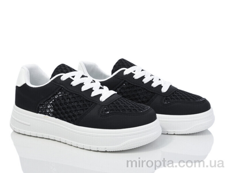 Кросівки 01-5 black р: 36-41, в упаковці: 8 пар, купити тільки гуртом - 1044132