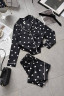 Піжама жіноча з принтом в сердечка, шовк м. 758 (р. S-М, L-XL) №412785 - 