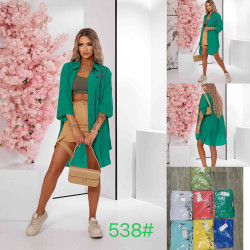 Туніка жіноча "538" бавовна (Розмір: XL-4XL) 7 кольорів, в упаковці 4 шт №164063