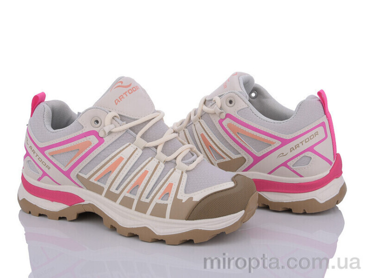 Кросівки 149-32 beige-pink р: 36-41, в упаковці: 8 пар, купити тільки гуртом - 916049
