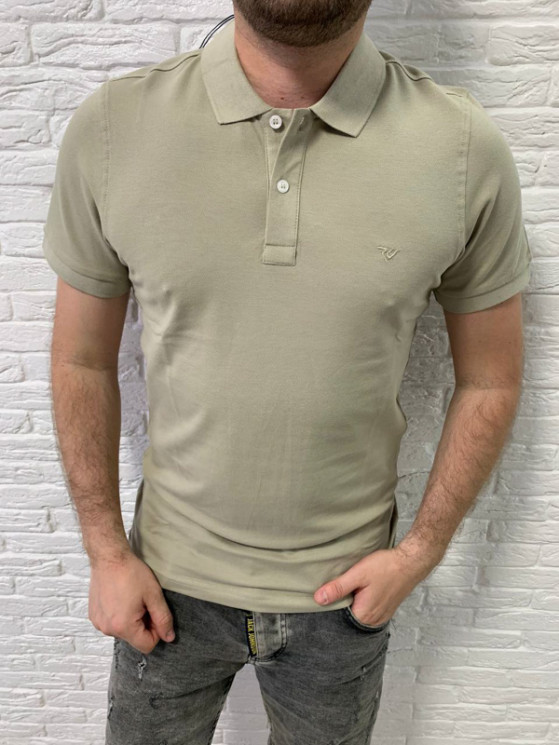 Футболка Raymons р M-2XL Чоловіча Polo S1547 olive - NikNumbers SE1041-1042