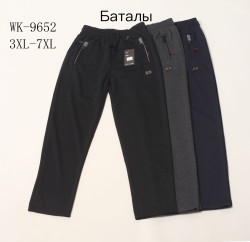Спортивні штани чоловічі, WK-9652, трикотаж (р: M-3XL) 3 кольори, в упаковці 5 шт. №601699