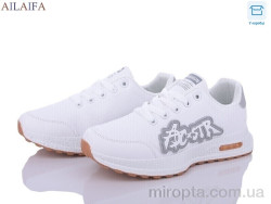 Кросівки 6659 white-grey р: 36-41, в упаковці: 8 пар, купити тільки гуртом