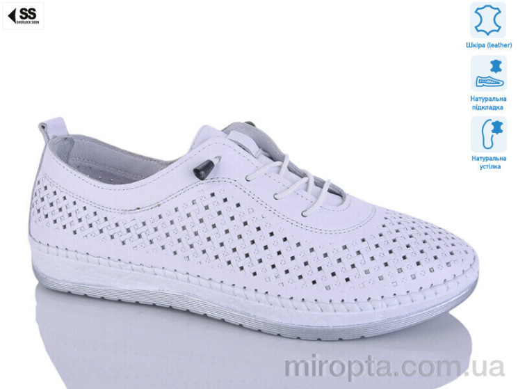 Кросівки 1800 white р: 36-41, в упаковці: 8 пар, купити тільки гуртом - 1170200