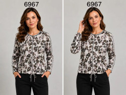 Кофта жіноча "6967" трикотаж (р: 48-58) в упаковці 6 шт. №390590