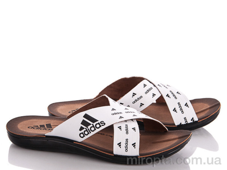 Шльопанці Ads-white р: 40-44, в упаковці: 6 пар, купити тільки гуртом - 150349