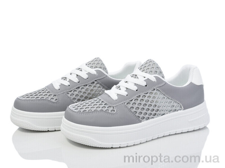 Кросівки 01-6 grey р: 36-41, в упаковці: 8 пар, купити тільки гуртом - 1044133